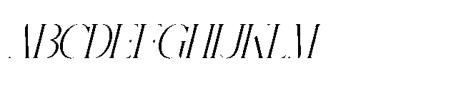 Trailogen Italic Font UPPERCASE