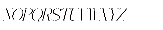 Trailogen Italic Font UPPERCASE