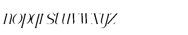 Trailogen Italic Font LOWERCASE
