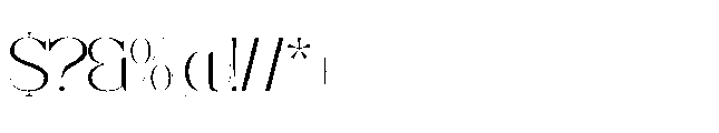 Trailogen Regular Font OTHER CHARS