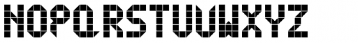 Train On Time Font UPPERCASE