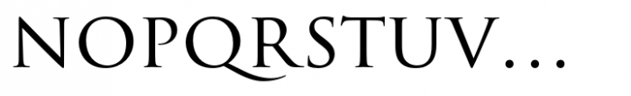 Trajan 3 Regular Font LOWERCASE