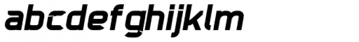 Trak Bold Italic Font LOWERCASE