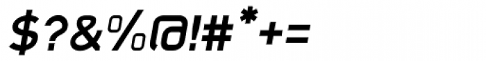 Trak SemiBold Italic Font OTHER CHARS