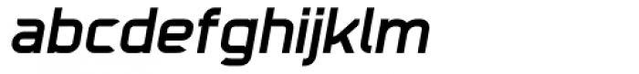 Trak SemiBold Italic Font LOWERCASE