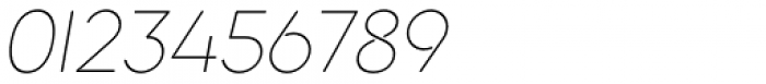 Trakya Rounded 100 Thin Italic Font OTHER CHARS