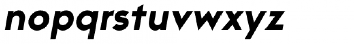 Trakya Sans 900 Bold Italic Font LOWERCASE