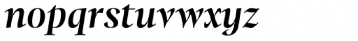 Tramuntana 1 Display Pro Bold Italic Font LOWERCASE