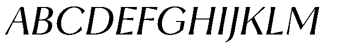 Trancoso Sans Italic Font UPPERCASE