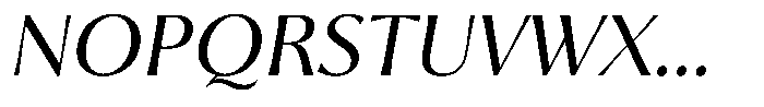 Trancoso Sans Italic Font UPPERCASE