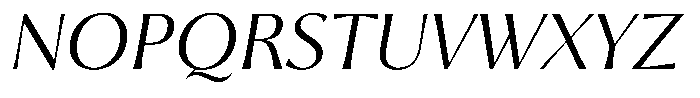 Trancoso Sans Light Italic Font UPPERCASE