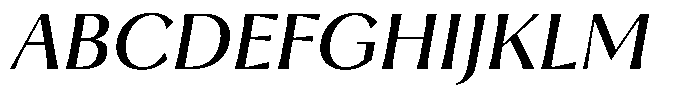 Trancoso Sans Medium Italic Font UPPERCASE