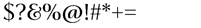 Trancoso Sans Regular Font OTHER CHARS