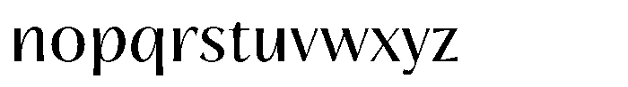 Trancoso Sans Regular Font LOWERCASE