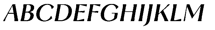 Trancoso Sans Semi Bold Italic Font UPPERCASE
