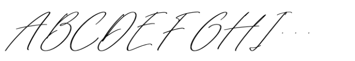 Tranquil Euphoric Script Regular Font UPPERCASE