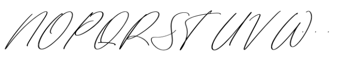 Tranquil Euphoric Script Regular Font UPPERCASE
