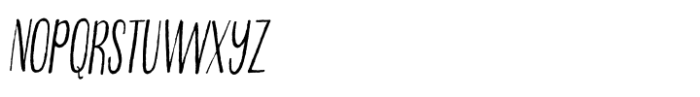 Tranquila Eroded Italic Font UPPERCASE