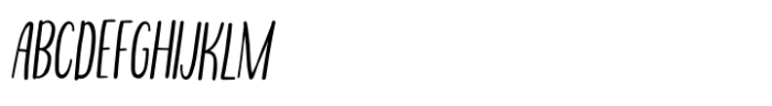 Tranquila Italic Font UPPERCASE