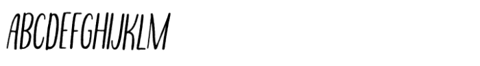 Tranquila Rough Italic Font UPPERCASE
