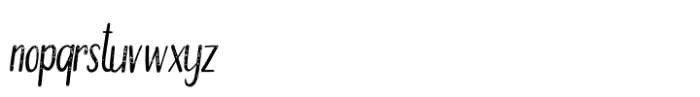 Tranquila Rustic Italic Font LOWERCASE