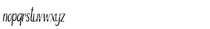 Tranquila Rustic Scratch Italic Font LOWERCASE