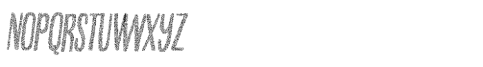 Tranquila Stipple Italic Font UPPERCASE