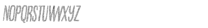 Tranquila Stipple Rough Italic Font UPPERCASE