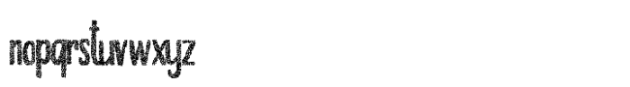 Tranquila Stipple Font LOWERCASE