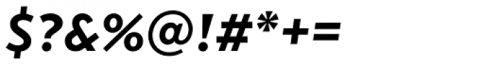 Transat Text Bold Oblique Font OTHER CHARS