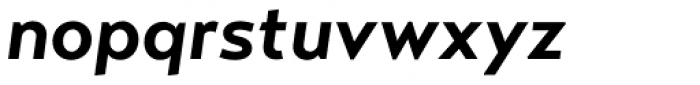Transat Text Bold Oblique Font LOWERCASE