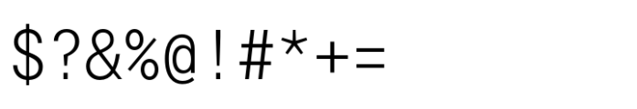 Transcript Mono Pro Light Font OTHER CHARS