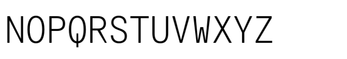 Transcript Mono Pro Light Font UPPERCASE