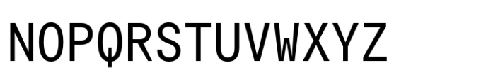 Transcript Mono Pro Regular Font UPPERCASE