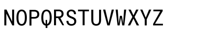 Transcript Mono Pro Variable Font UPPERCASE