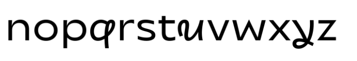 Transforma Mix Medium Font LOWERCASE