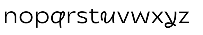 Transforma Mix Regular Font LOWERCASE