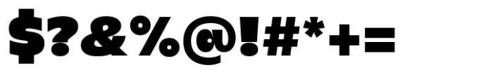 Transforma Sans ExtraBlack Font OTHER CHARS