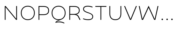 Transforma Sans Extralight Font UPPERCASE