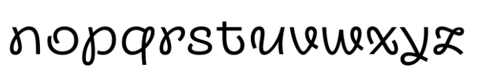 Transforma Script Regular Font LOWERCASE