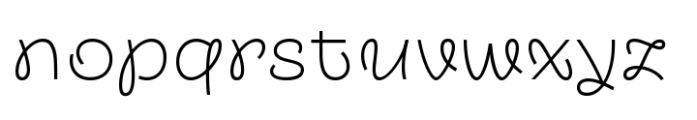 Transforma Script Variable Font LOWERCASE