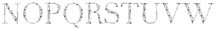 Transistor Font UPPERCASE