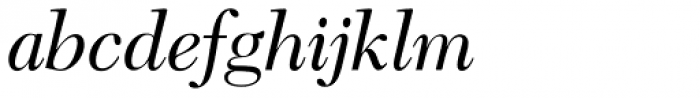 Transitional 511 Italic Font LOWERCASE