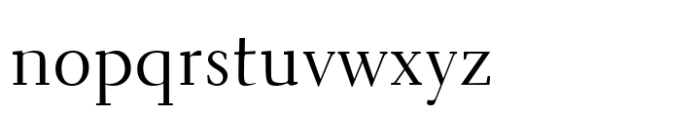 Transitional 521 Std Roman Font LOWERCASE