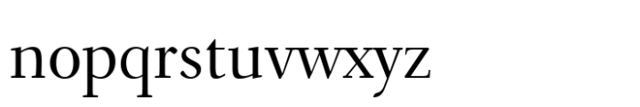 Transitional 551 Std Medium Font LOWERCASE