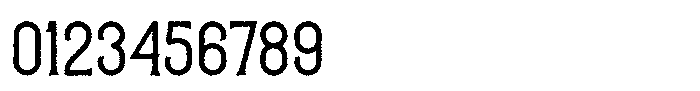 Transmitter Distort Font OTHER CHARS