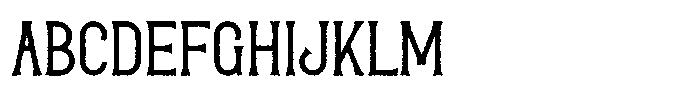 Transmitter Distort Font UPPERCASE