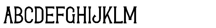 Transmitter Regular Font UPPERCASE