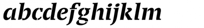Transport Bold Italic Font LOWERCASE