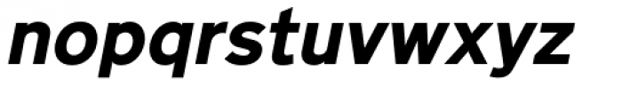 Transport New Heavy Italic Font LOWERCASE